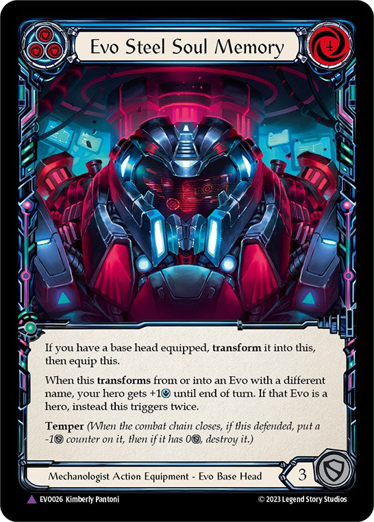 Evo Steel Soul Memory (Marvel) [EVO026] (Bright Lights)  Cold Foil | Good Games Adelaide SA