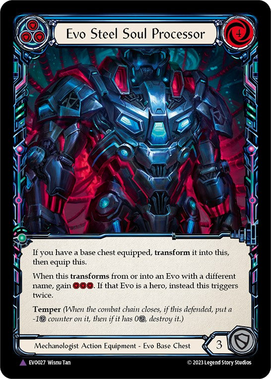 Evo Steel Soul Processor (Marvel) [EVO027] (Bright Lights)  Cold Foil | Good Games Adelaide SA