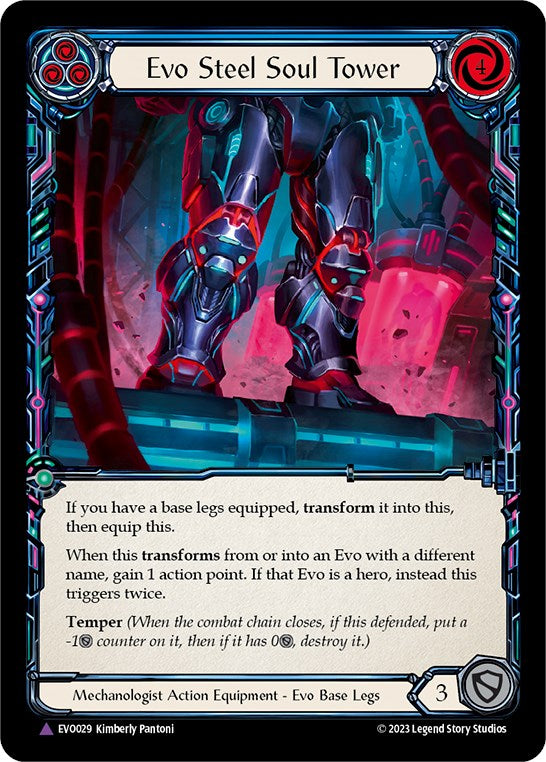 Evo Steel Soul Tower (Marvel) [EVO029] (Bright Lights)  Cold Foil | Good Games Adelaide SA
