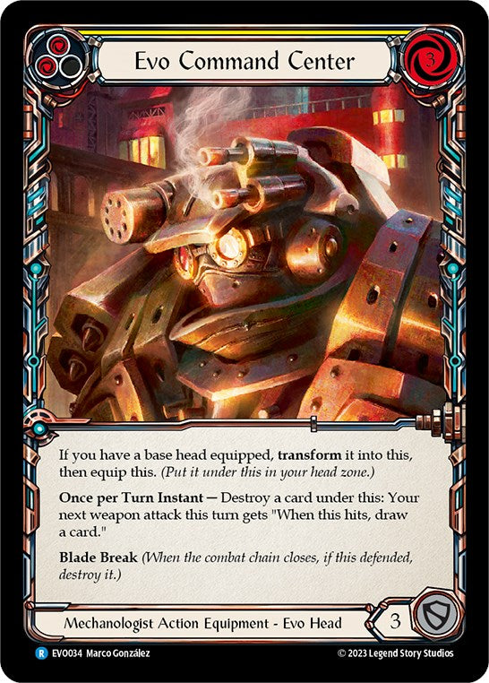 Evo Command Center [EVO034] (Bright Lights)  Cold Foil | Good Games Adelaide SA