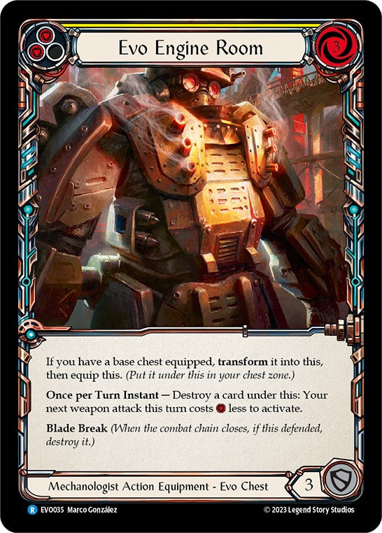 Evo Engine Room [EVO035] (Bright Lights)  Cold Foil | Good Games Adelaide SA