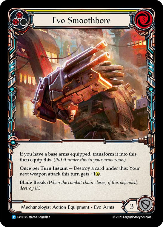 Evo Smoothbore [EVO036] (Bright Lights)  Cold Foil | Good Games Adelaide SA