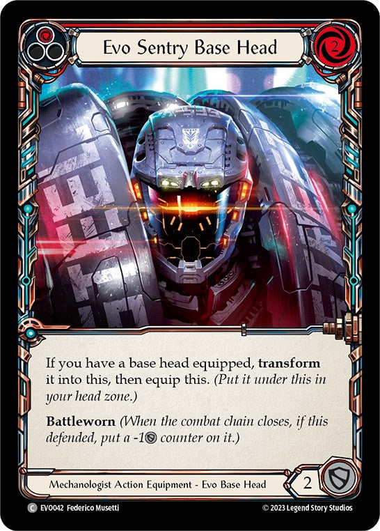 Evo Sentry Base Head [EVO042] (Bright Lights)  Cold Foil | Good Games Adelaide SA