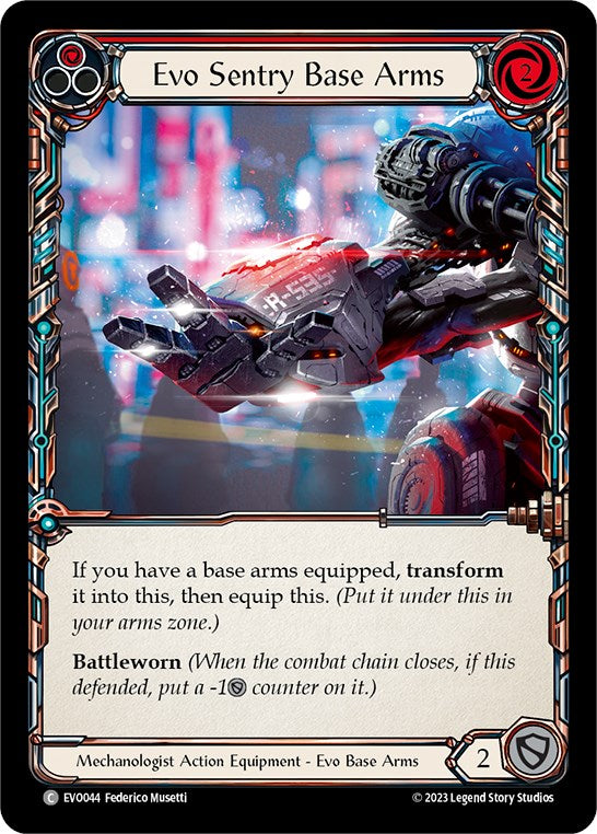 Evo Sentry Base Arms [EVO044] (Bright Lights)  Cold Foil | Good Games Adelaide SA