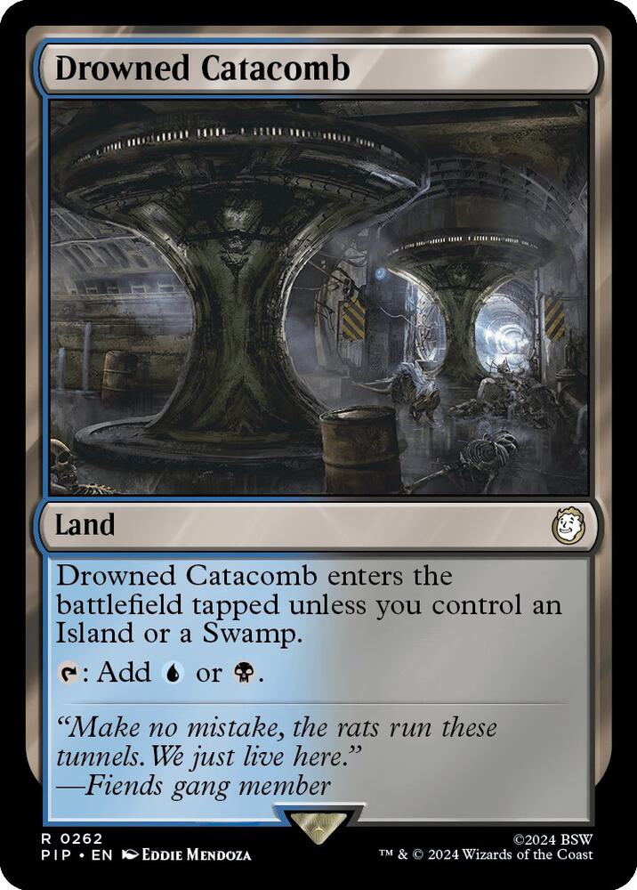 Drowned Catacomb 262 (Universes Beyond: Fallout)  - Foil | Good Games Adelaide SA