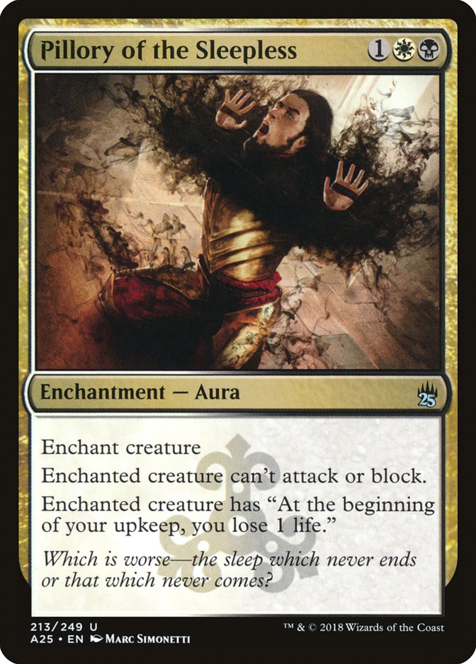 Pillory of the Sleepless 213 (Masters 25)  - Foil | Good Games Adelaide SA