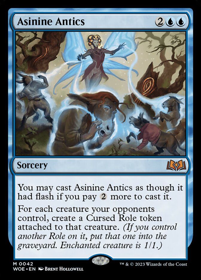 Asinine Antics 42/276 (Wilds of Eldraine)  | Good Games Adelaide SA