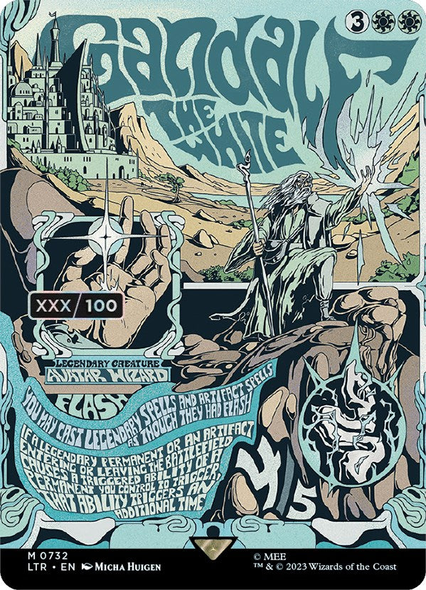 Gandalf the White (Borderless Poster) (Serialized) [The Lord of the Rings: Tales of Middle-Earth] | Good Games Adelaide SA