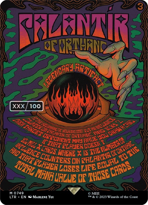 Palantir of Orthanc (Borderless Poster) (Serialized) [The Lord of the Rings: Tales of Middle-Earth] | Good Games Adelaide SA