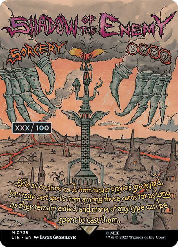 Shadow of the Enemy (Borderless Poster) (Serialized) [The Lord of the Rings: Tales of Middle-Earth] | Good Games Adelaide SA