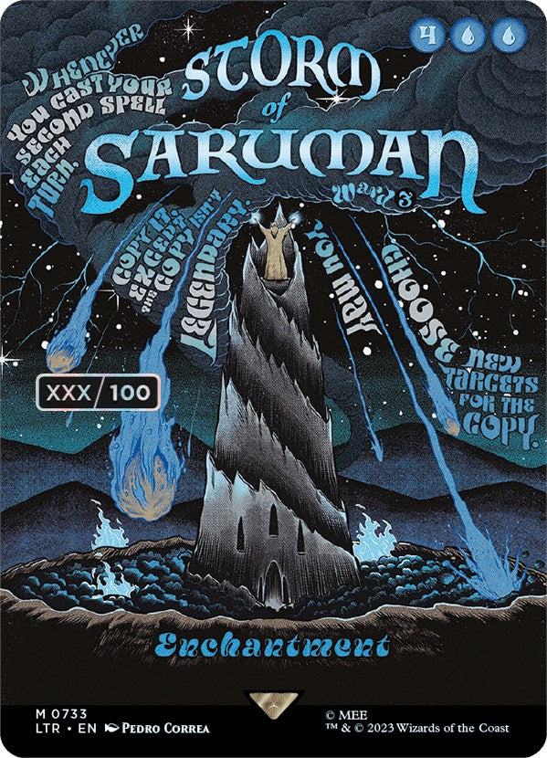 Storm of Saruman (Borderless Poster) (Serialized) [The Lord of the Rings: Tales of Middle-Earth] | Good Games Adelaide SA