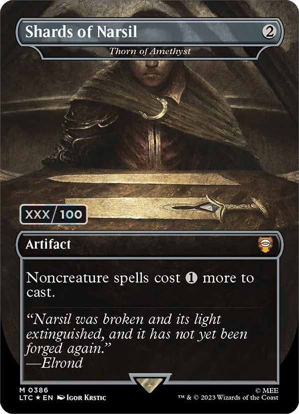 Shards of Narsil - Thorn of Amethyst (Serialized) [The Lord of the Rings: Tales of Middle-Earth Commander] | Good Games Adelaide SA