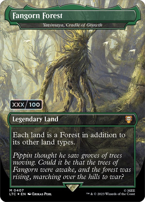 Fangorn Forest - Yavimaya, Cradle of Growth (Serialized) [The Lord of the Rings: Tales of Middle-Earth Commander] | Good Games Adelaide SA