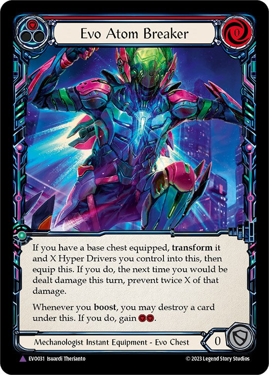 Evo Atom Breaker (Marvel) [EVO031] (Bright Lights)  Cold Foil | Good Games Adelaide SA