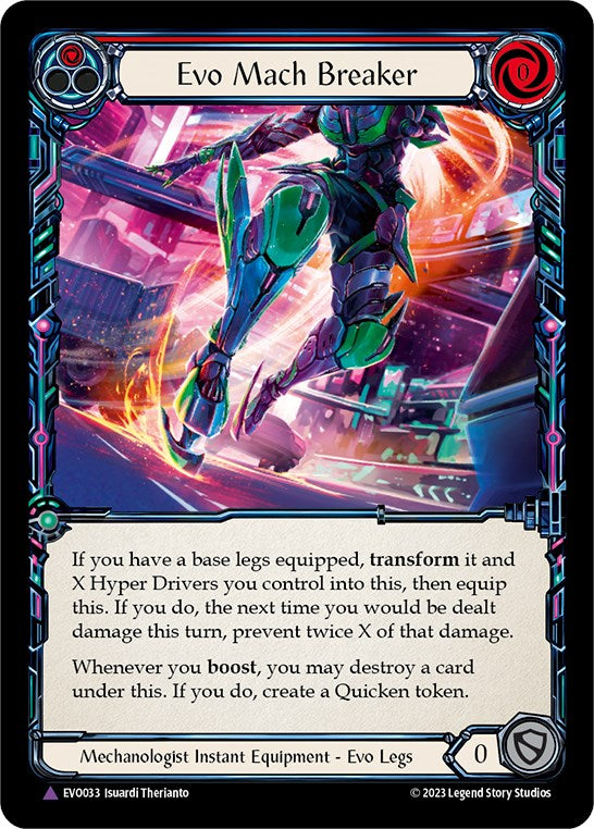 Evo Mach Breaker (Marvel) [EVO033] (Bright Lights)  Cold Foil | Good Games Adelaide SA