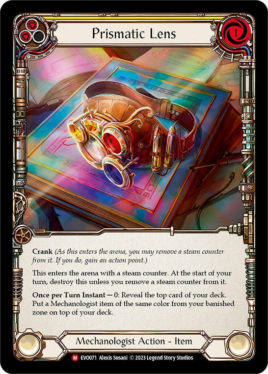 Prismatic Lens [EVO071] (Bright Lights)  Rainbow Foil | Good Games Adelaide SA
