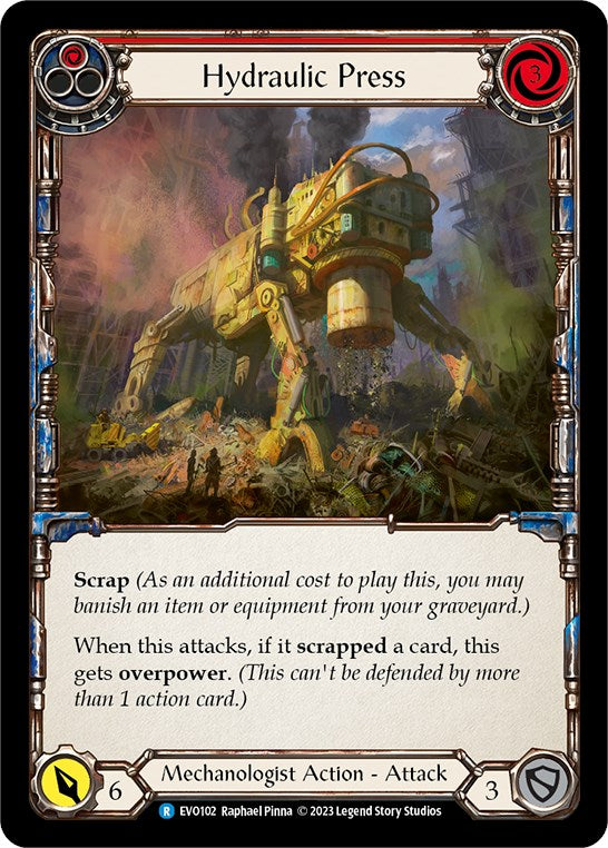 Hydraulic Press (Red) [EVO102] (Bright Lights) | Good Games Adelaide SA