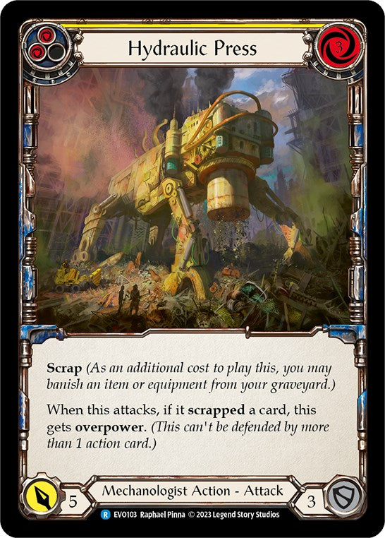 Hydraulic Press (Yellow) [EVO103] (Bright Lights) | Good Games Adelaide SA
