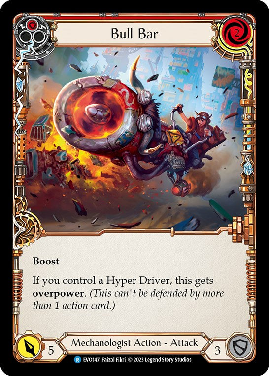 Bull Bar (Red) [EVO147] (Bright Lights)  Rainbow Foil | Good Games Adelaide SA