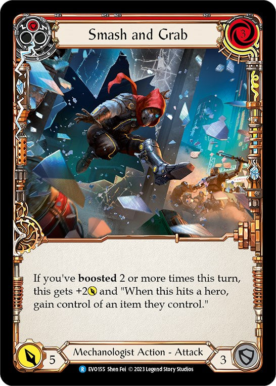 Smash and Grab [EVO155] (Bright Lights)  Rainbow Foil | Good Games Adelaide SA