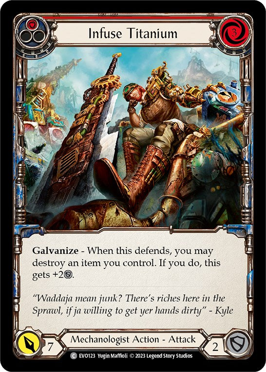 Infuse Titanium (Red) [EVO123] (Bright Lights) | Good Games Adelaide SA