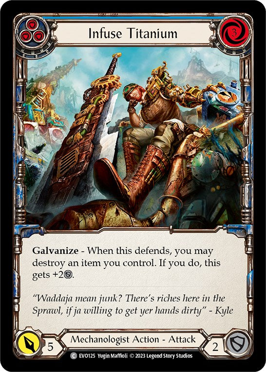 Infuse Titanium (Blue) [EVO125] (Bright Lights) | Good Games Adelaide SA