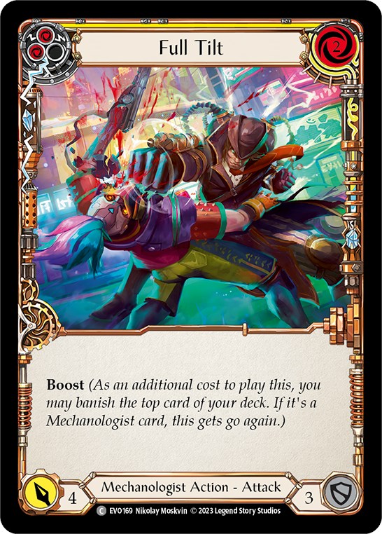 Full Tilt (Yellow) [EVO169] (Bright Lights)  Rainbow Foil | Good Games Adelaide SA