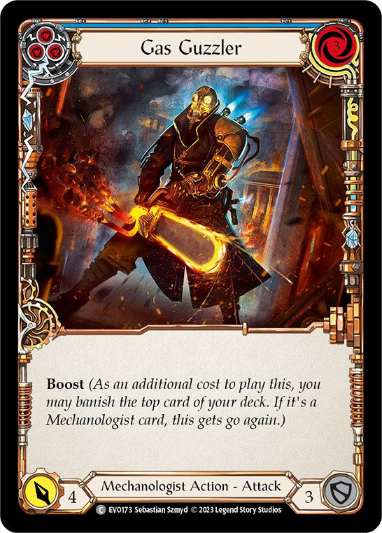 Gas Guzzler (Blue) [EVO173] (Bright Lights)  Rainbow Foil | Good Games Adelaide SA
