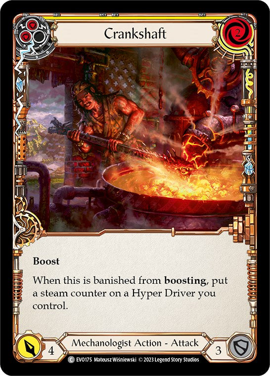 Crankshaft (Yellow) [EVO175] (Bright Lights) | Good Games Adelaide SA