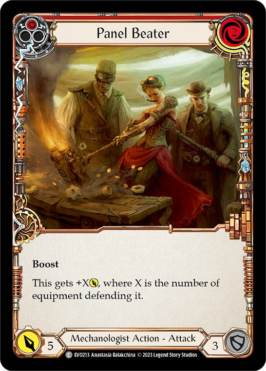 Panel Beater (Red) [EVO213] (Bright Lights)  Rainbow Foil | Good Games Adelaide SA