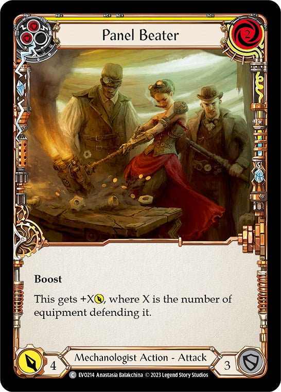 Panel Beater (Yellow) [EVO214] (Bright Lights)  Rainbow Foil | Good Games Adelaide SA