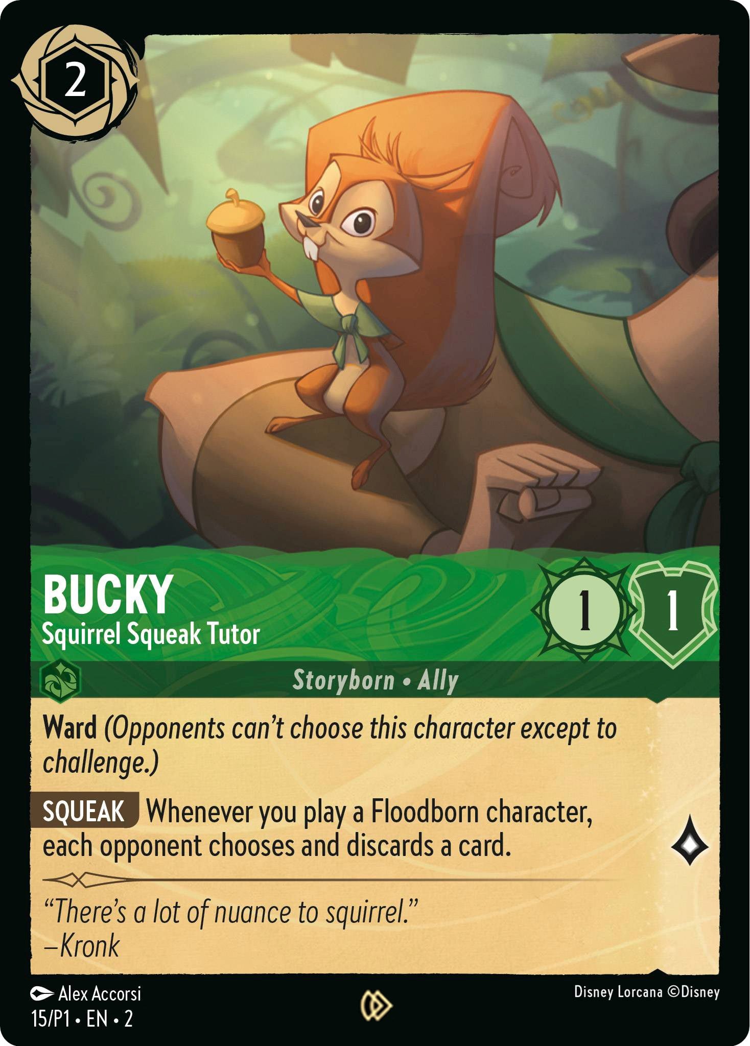 Bucky - Squirrel Squeak Tutor (15) [Promo Cards] | Good Games Adelaide SA