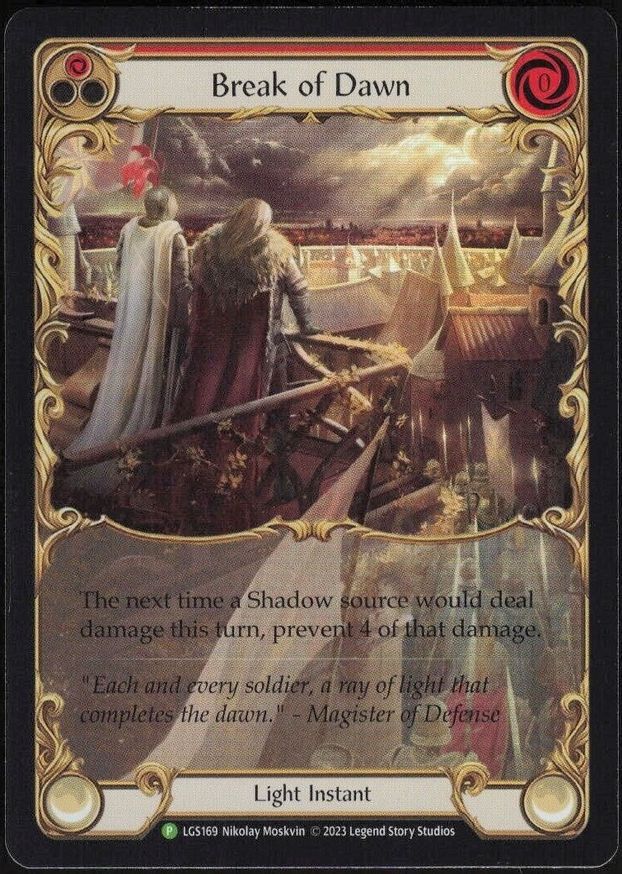 Break of Dawn (Red) [LGS169] (Promo)  Rainbow Foil | Good Games Adelaide SA