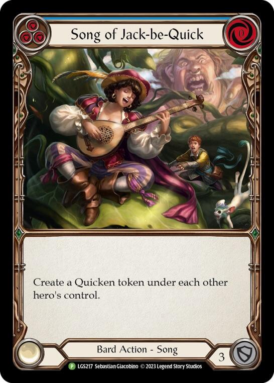 Song of Jack-be-Quick [LGS217] (Promo)  Rainbow Foil | Good Games Adelaide SA
