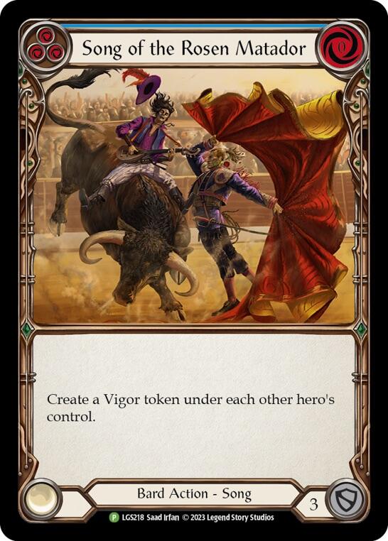 Song of the Rosen Matador [LGS218] (Promo)  Rainbow Foil | Good Games Adelaide SA