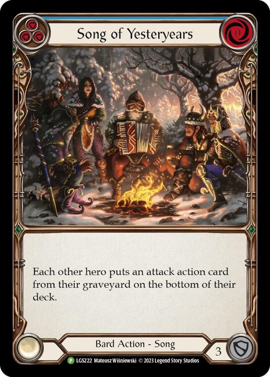 Song of Yesteryears [LGS222] (Promo)  Rainbow Foil | Good Games Adelaide SA