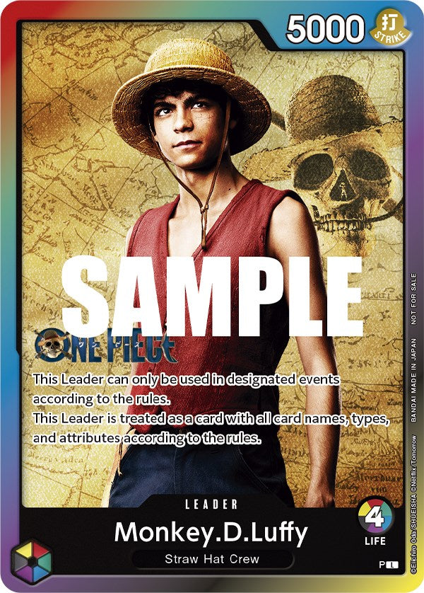 Monkey.D.Luffy (Leader Pack - Live Action) (Sealed Battle 2023 Vol. 1) [One Piece Promotion Cards] | Good Games Adelaide SA