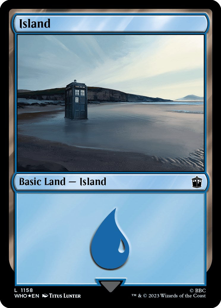 Island (1158) (Surge Foil) [Doctor Who] | Good Games Adelaide SA