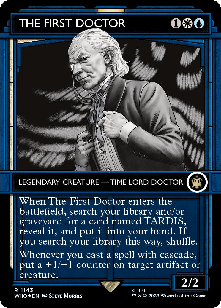 The First Doctor (Showcase) (Surge Foil) [Doctor Who] | Good Games Adelaide SA