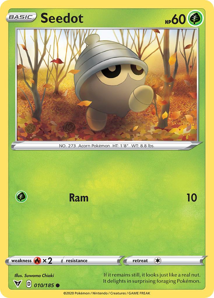Seedot (010/185) [Sword & Shield: Vivid Voltage] | Good Games Adelaide SA