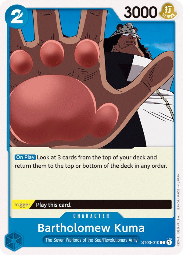 Bartholomew Kuma [Starter Deck: The Seven Warlords of The Sea] | Good Games Adelaide SA
