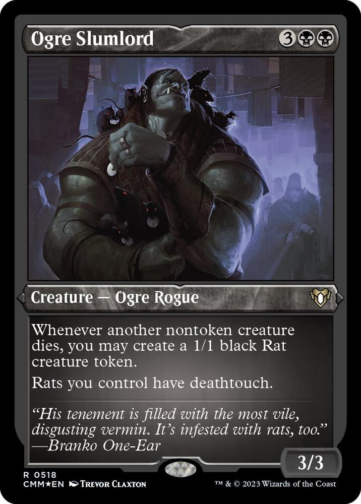 Ogre Slumlord 518 (Commander Masters)  - Etched Foil | Good Games Adelaide SA