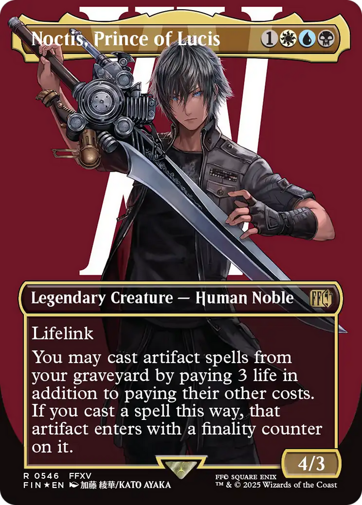 Noctis, Prince of Lucis (Borderless) (Surge Foil) [FINAL FANTASY] | Good Games Adelaide SA