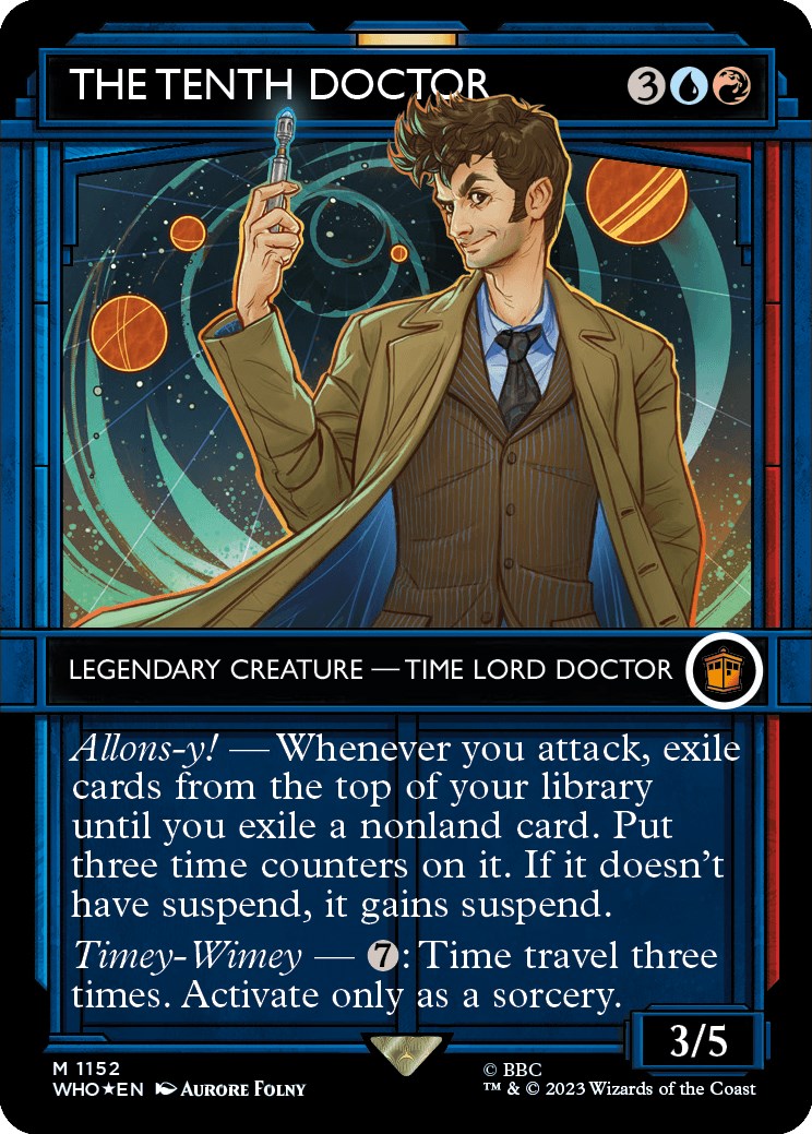 The Tenth Doctor (Showcase) (Surge Foil) [Doctor Who] | Good Games Adelaide SA