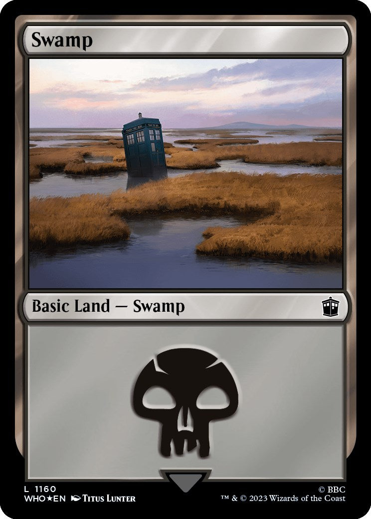 Swamp (1160) (Surge Foil) [Doctor Who] | Good Games Adelaide SA