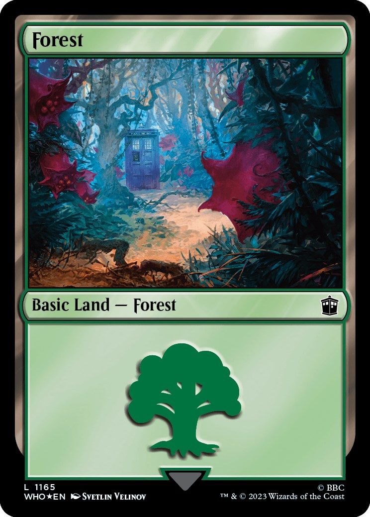 Forest (1165) (Surge Foil) [Doctor Who] | Good Games Adelaide SA