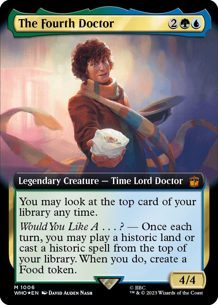 The Fourth Doctor (Extended Art) (Surge Foil) [Doctor Who] | Good Games Adelaide SA