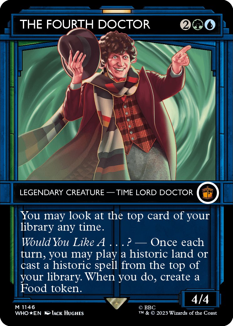 The Fourth Doctor (Showcase) (Surge Foil) [Doctor Who] | Good Games Adelaide SA