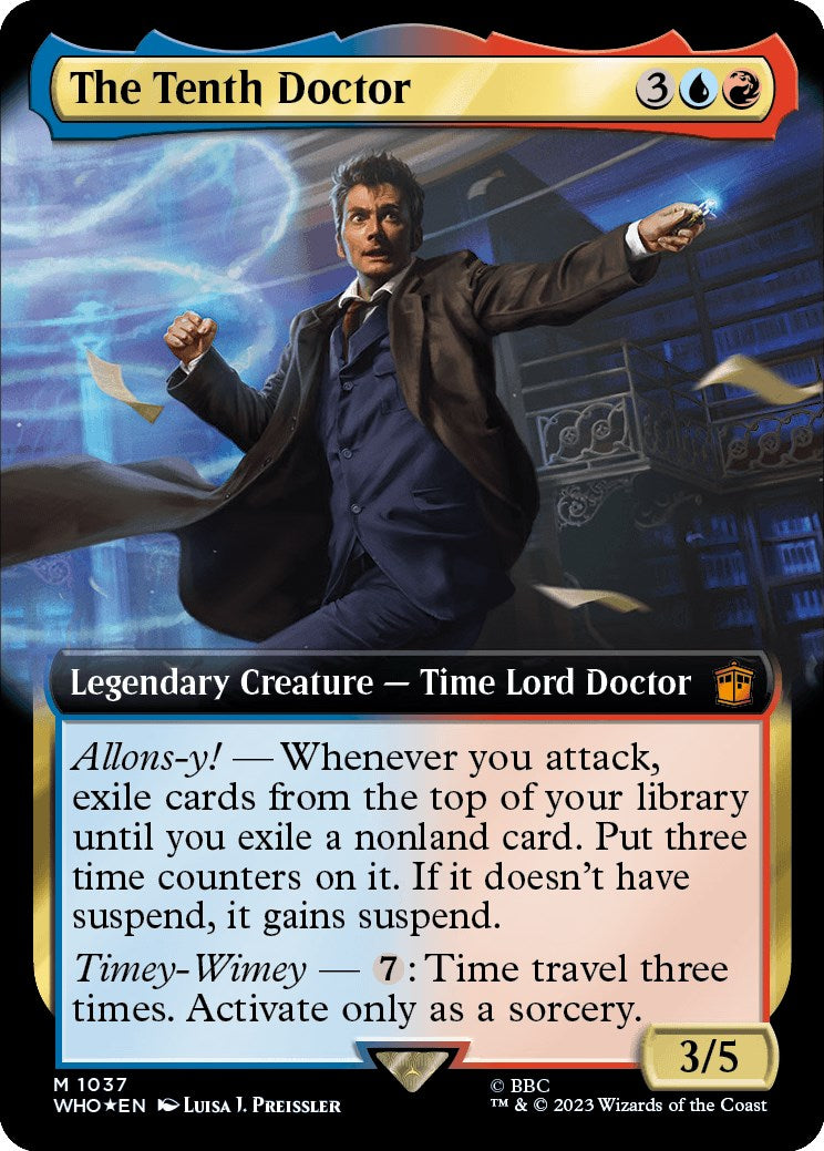 The Tenth Doctor (Extended Art) (Surge Foil) [Doctor Who] | Good Games Adelaide SA