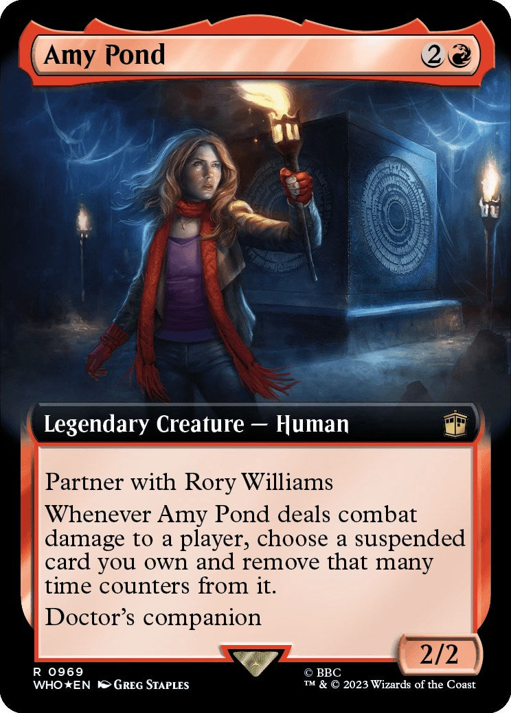 Amy Pond (Extended Art) (Surge Foil) [Doctor Who] | Good Games Adelaide SA